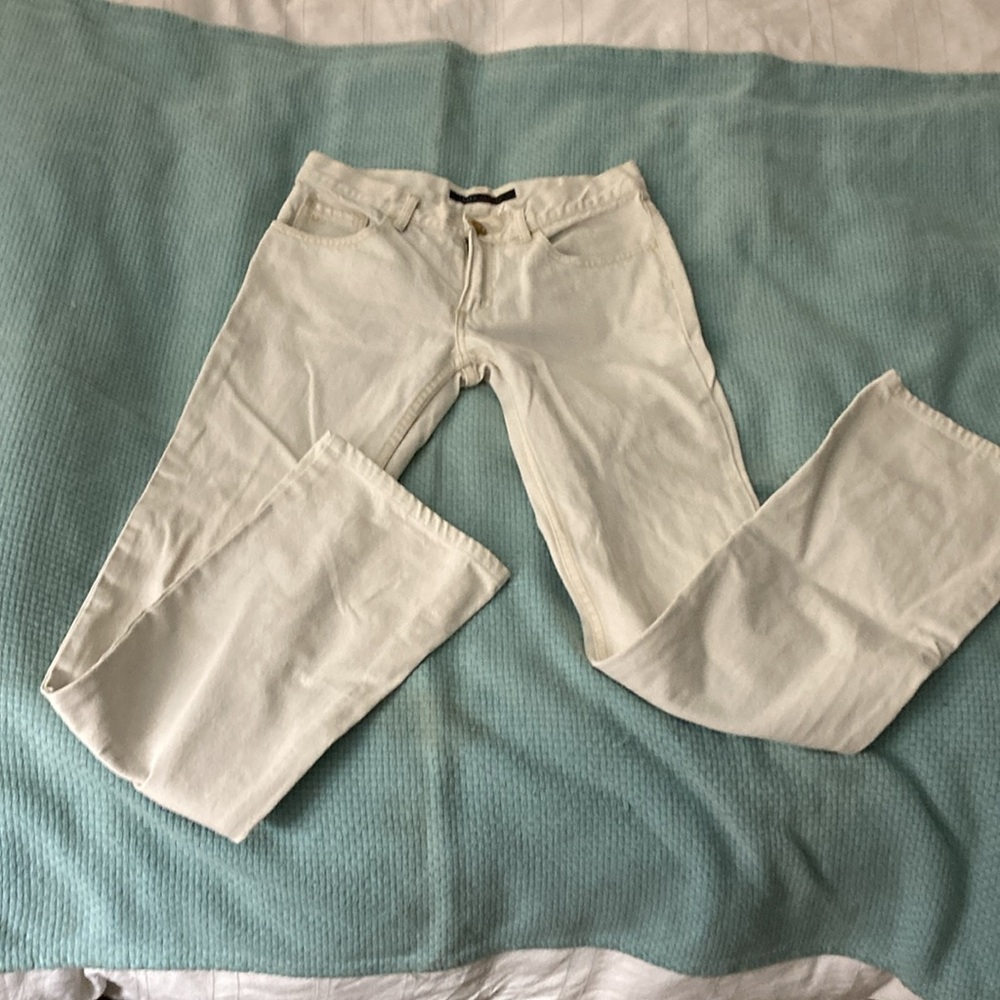 MARC JACOBS Cream Boot Cut Jeans